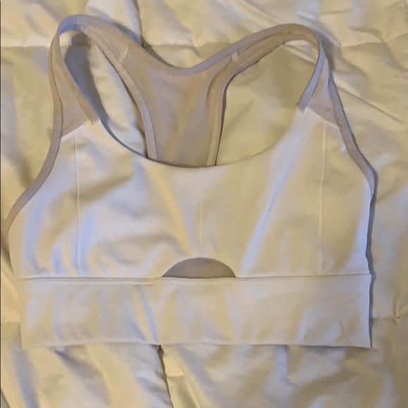 Athleta Other - White Athleta Sports Bra with Mesh